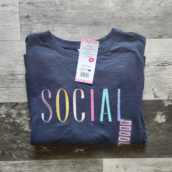 Wildfox SOCIAL sweater NWT - Picture 2 of 9